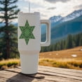 thumbnail image 4 of Abstract Isolated Geometrical Gravel Star Symbol Template, 30oz Tumbler, 4 of 7