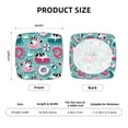 thumbnail image 6 of Lsque Dogs With Swimming Printed Square Couch Cushion Covers, Floral Sofa Cushion Covers Replacement, Stretch Couch Covers for Couch-16.9in, 6 of 9
