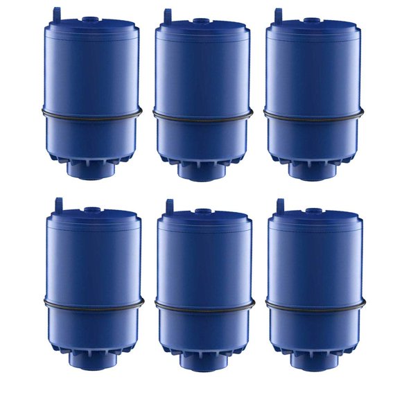 EcoAqua Filtre de Remplacement Compatible avec le Filtre à Eau de Robinet Pur®, Lot de 6