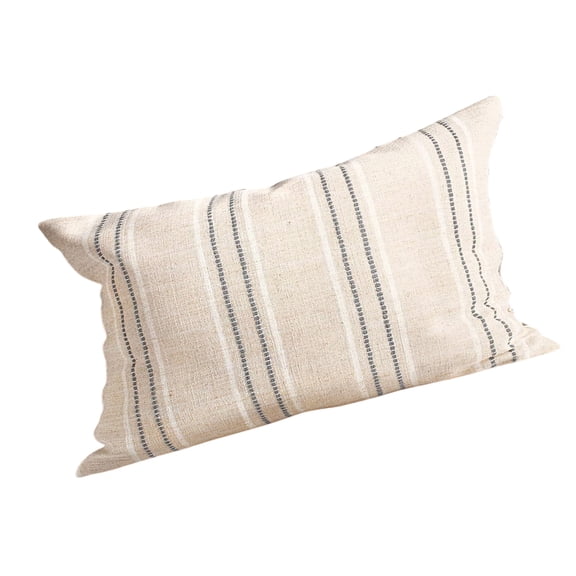 Pillow Case with Color Stitching Perfectly for Sofa Bedroom Office Chair Decoration Pillowcase