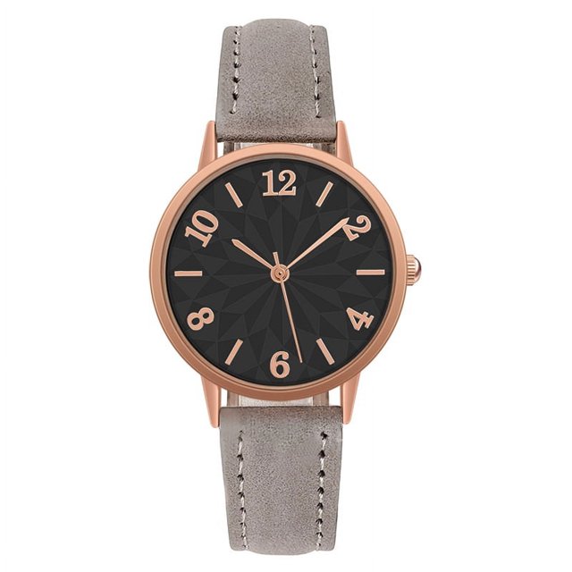 Comercio exterior transfronterizo nuevo reloj de cuarzo con cinturón esmerilado para mujer literal digital árabe en stock al por mayor Reloj