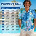 thumbnail image 7 of KUIFORTI Plumeria Mens Casual Shirts Hawaii Dress with Soft Fabric Matching Hawaiian Outfits for Couples Soft and Comfortable Lightweight for Summer Vacation Trip, 7 of 7