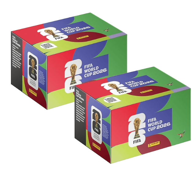 KIT 2 Cajas de sobres Panini (100 Pz)( Mundial FIFA 2026)