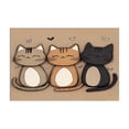 thumbnail image 2 of Door Mat Outdoor Indoor,Feeding Mats, Cute Cat Front Door mat,Non Slip Durable Feeding Rugs for Front Door, Waterproof,Porch,Resist Dirt, 15.7*23.6", Easy to Clean, 2 of 6