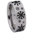 thumbnail image 3 of Snowflake Tungsten Carbide Ring, 3 of 9