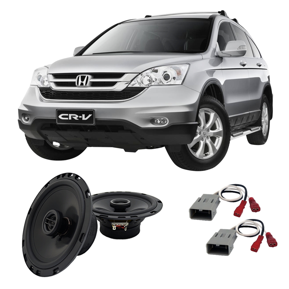 Harmony Audio HA-R65 6.5" 300W Replacement Speakers For GMC S-15 & Canyon 2004-2012 - Front Door, Plug & Play