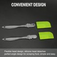 thumbnail image 3 of 2 Pcs Small Flexible Cooking Silicone Spatula Heat Resistant Turner Scraper Cooking Kitchen Utensils Green, 3 of 7