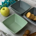 thumbnail image 4 of Gibson Home 124279.04 6 in. Greyson Melamine Bowl Set, Assorted Color - 4 Piece, 4 of 4
