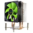 thumbnail image 1 of Disipador de CPU con dos tubos de calor y ventilador ultrasilencioso para LGA 2011 X79 X99 X299 (Ventilador único de 3 pines), 1 of 4