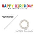 thumbnail image 6 of Beistle 53911-MC 14.25 in. x 12 ft. Happy Birthday Balloon Streamer, Multi Color, 6 of 13