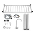 thumbnail image 6 of Single Bowl Kitchen Sink Fits Laundry Room Bathroom Stainless Steel Durable, 6 of 14