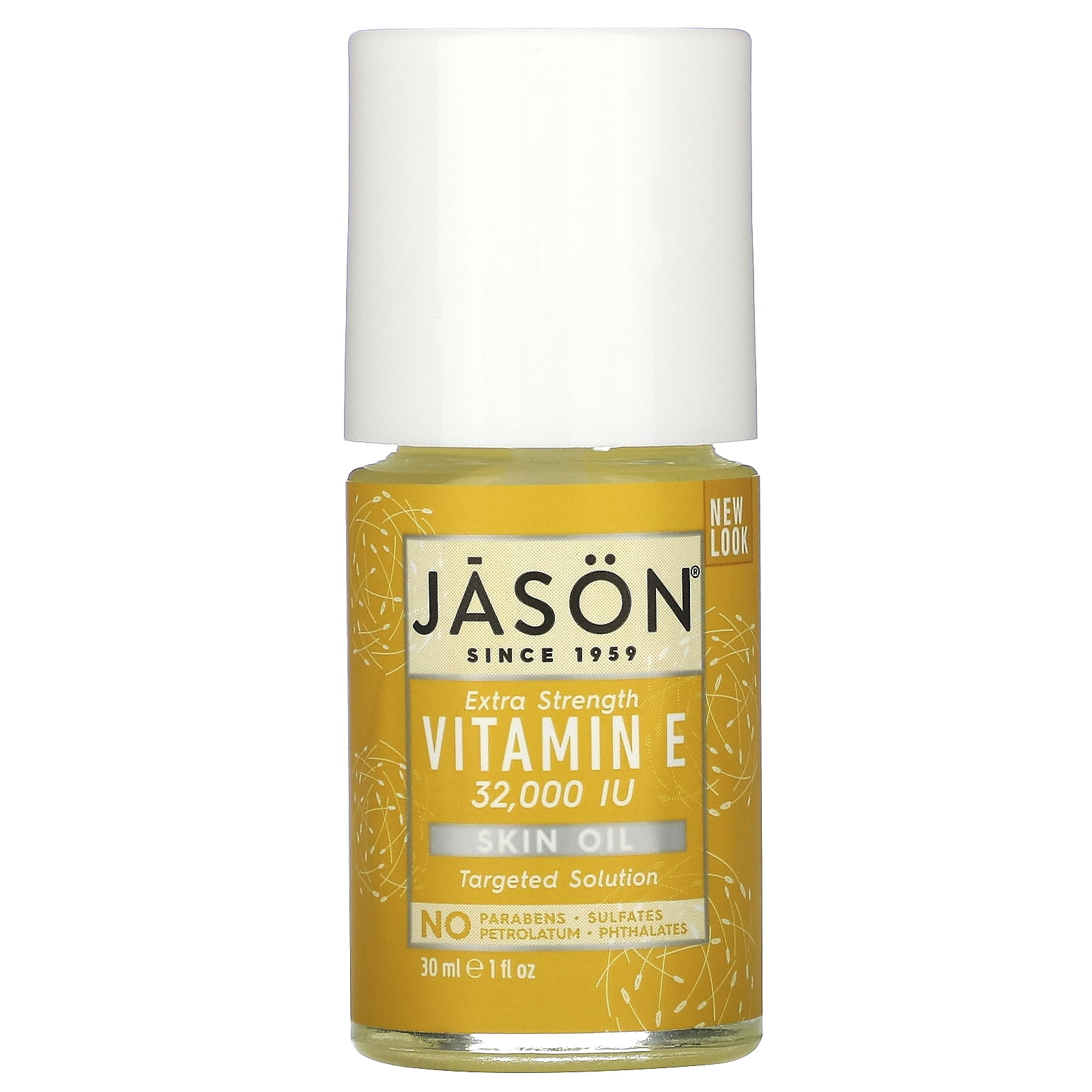 Jason Natural, Extra Strength, Vitamin E Skin Oil, 32,000 I.U., 1 fl oz (30 ml) (pack of 2)