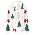 thumbnail image 6 of Uootdi Christmas Hoodies for Women Gift Fleece Christmas Classic Print Long Sleeve Sweatshirt Baggy Drawstring Pullover Winte r Warm Sweaters with Pocket, 6 of 7