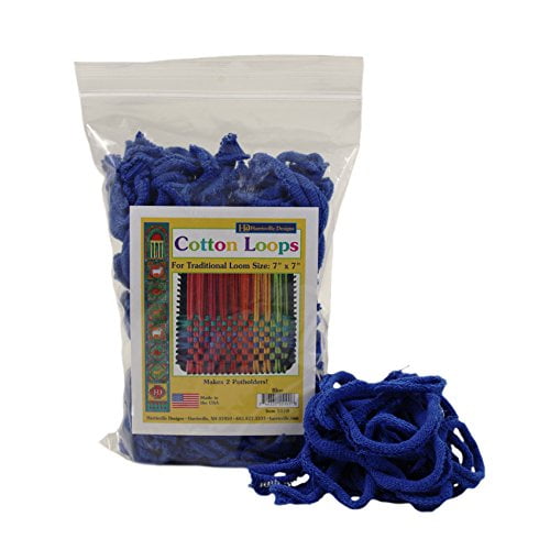 Friendly Loom Potholder Cotton Loops 7" Traditional Size Loops Make 2