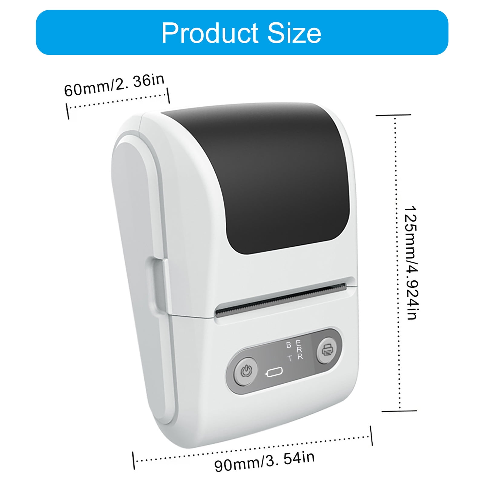 Wireless Portable Label Maker Machine With Fast Thermals Printing For Office Inventory Kitchen Storage And Baby Items