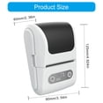 thumbnail image 3 of Wireless Portable Label Maker Machine With Fast Thermals Printing For Office Inventory Kitchen Storage And Baby Items, 3 of 8