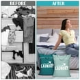 thumbnail image 3 of Nidoul 2 Pcs Large Travel Laundry Bag Waterproof with handle Washable Dirty Clothes Bag for Traveling Wet Dry Bag Bathing Suit Workout Bag for Gym Clothes Laundry Wet Clothes Swimming Pool, 3 of 7