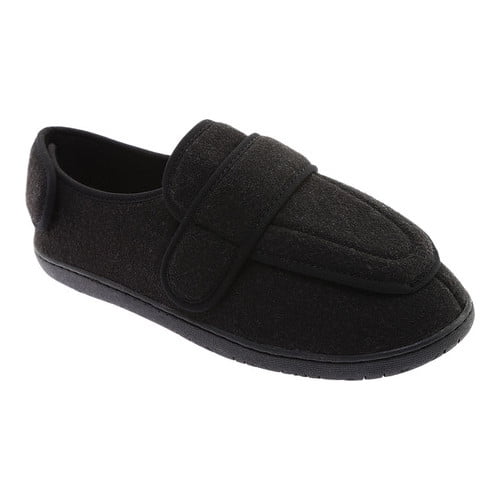 Isotoner Mens Mens Gabriel Moccasin Slipper with Indoor/Outdoor Sole Slipper 