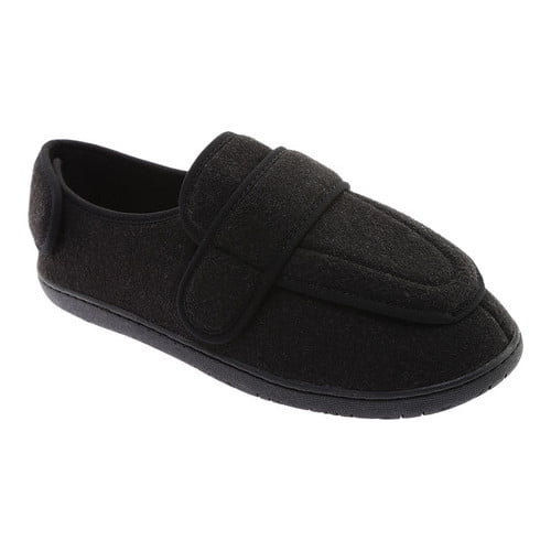 mens extra wide slippers for swollen feet