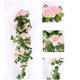 thumbnail image 1 of Flores artificiales Rosa simulada Flor artificial Acondicionador Bloqueo de conductos Decoración de techo de sala de estar Envoltura de plástico Plantas Vides Flores artificiales Rosa simulada, 1 of 5