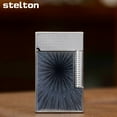 thumbnail image 6 of Kerosene lighter, Top Metal Pocket Lighter Daily Use, Sold Without Fuel.,SKU00936-黑头璀璨星光绿, 6 of 15