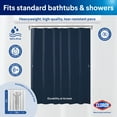 thumbnail image 3 of Clorox Shower Curtain Liner Heavyweight Waterproof PEVA with Metal Grommets 72" x 72" Royal Blue, 3 of 11