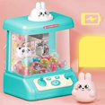 thumbnail image 4 of Claw Machine for 4-year-olds, with coins, doll & capsule, light & music, DIY candy catch, aquamarine C – aqua green, 4 of 4