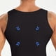 thumbnail image 5 of Alta Compresión Shapewear de los Hombres de Alta Elástica Corset Cintura sin Mangas Cuello Tripulado, Adelgazamiento Camiseta, 5 of 9