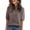 98#Coffee, variant on Women's Sweaters Casual High Neck Short Sleeve Knit Summer Pullover Sweater Tops Black XL