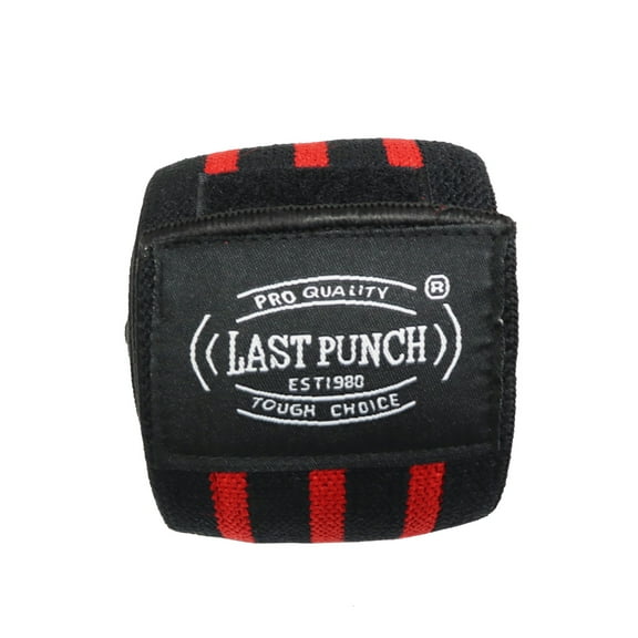 Last Punch 78" Red & Black Knee Wraps Leg Support Weight Lifting Bandage Firm Strap