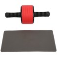 thumbnail image 2 of AB Wheel Rodillo de entrenamiento muscular abdominal, mango de esponja, agarre, equipo de ejercicio de cintura, gimnasio, fuerza corporal, FitnessRed, 2 of 8