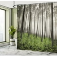 thumbnail image 5 of Ambesonne Shower Curtain, , 69"Wx70"L, Green Brown, 5 of 5