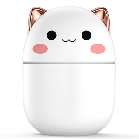 

Portable Colorful Mini Humidifier Super Quiet And Safe for Home Baby Bedroom Office Travel White