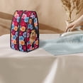 thumbnail image 3 of HELLHERO Capybara Flower Pattern Travel Irons Carrying Case 11.8x6.69x5.5 Inches Dustproof for Handheld Steams Iron(Bag Only), 3 of 6