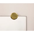 thumbnail image 2 of Modern Rustic  Frameless Wall Mirror Brass Round Clips 46.5/26.5 - Bronze/Gold, 2 of 5