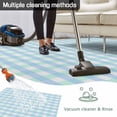 thumbnail image 5 of Aqua Blue Green Outdoor Rug 5x8 Ft - Reversible Patio Rug Outdoor Camping Rugs, Checkered Plaid Gingham Lattice Trellis Indoor Outdoor Area Rugs, Non-Slip Outdoor Carpet Runner for Deck/Porch, 5 of 8