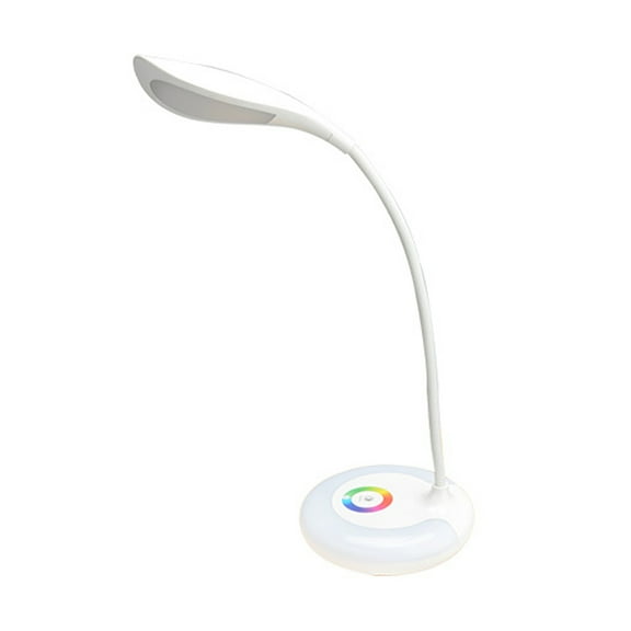 Weis Touch Control Desk Lamp Dimmable Table Lamp with USB Charging Port and RGB Light