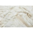 thumbnail image 7 of Chanasya Fuzzy Faux Fur Throw Blanket - Light Weight Blanket for Bed Couch and Living Room Suitable for Fall Winter and Spring (50x65 Inches) Taupe, 7 of 7
