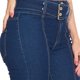 thumbnail image 4 of Jeans Acampanados Mujer Con Cinturon Básicos Casuales azul 11 INCÃGNITA 110126, 4 of 5
