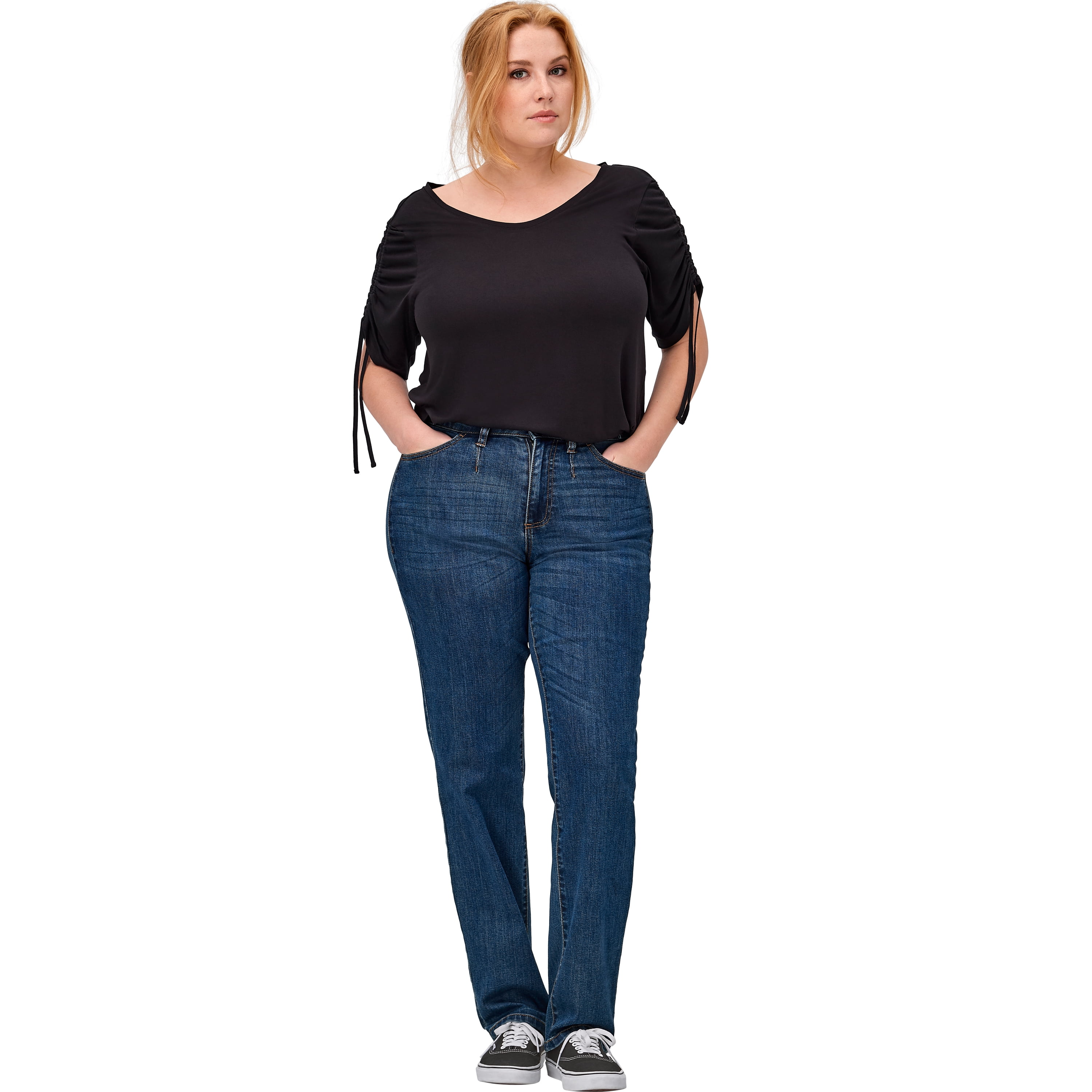 walmart plus size boyfriend jeans