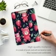 thumbnail image 5 of Acrylic Writing Tablet,Cute Strawberry Bear12.5"×9"Rectangular One-sided Printed Clear Acrylic Writing Tablet., 5 of 8