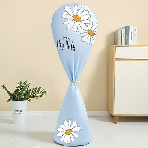 Pedestal Fan Cover Washable Waterproof Dust Protection with Elastic Band Bottom Standing Fan Cover for Indoor Outdoor Storage Protection 60x148cm