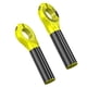 thumbnail image 3 of 2 topes de manillar de bicicleta de montaña de fibra de carbono, 22,2 mm (7/8") Amarillo fluorescente, 3 of 9