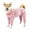 Pink, variant on Bobasndm Turtleneck Dog Clothes Pajamas,Autumn Winter Dog Jumpsuit Coat,Winter Soft Warm Flannel Pajamas Jumpsuit for Medium Large Dog