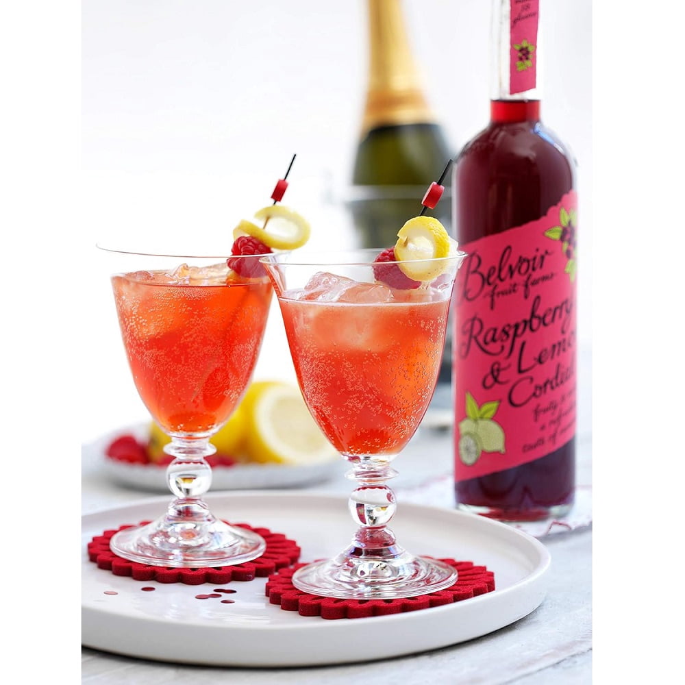 Belvoir Raspberry & Lemon Cordial (500ml) - Pack of 2