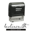 thumbnail image 1 of Printtoo Personalized Black Self Inking Custom Signature Stamp Custom Rubber Stamper-58 x 22 mm, 1 of 6