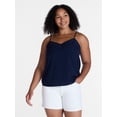 thumbnail image 2 of Time and Tru Embroidered Cami, Size XS-XXXL, 2 of 6