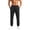 30# Black, variant on Elastic Cuffed for Men Sweatpants Ice Silk Quick Dry Jogger Hiking Pants with Secure Zipper Pockets Athletic Pants 30# Khaki XL