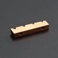 thumbnail image 6 of Pre-Slotted Brass Nuts Replacement 4 String Electric Bass Guitar Top Nut Electric Brass Guitar Accessories Flat Bottom, 6 of 13