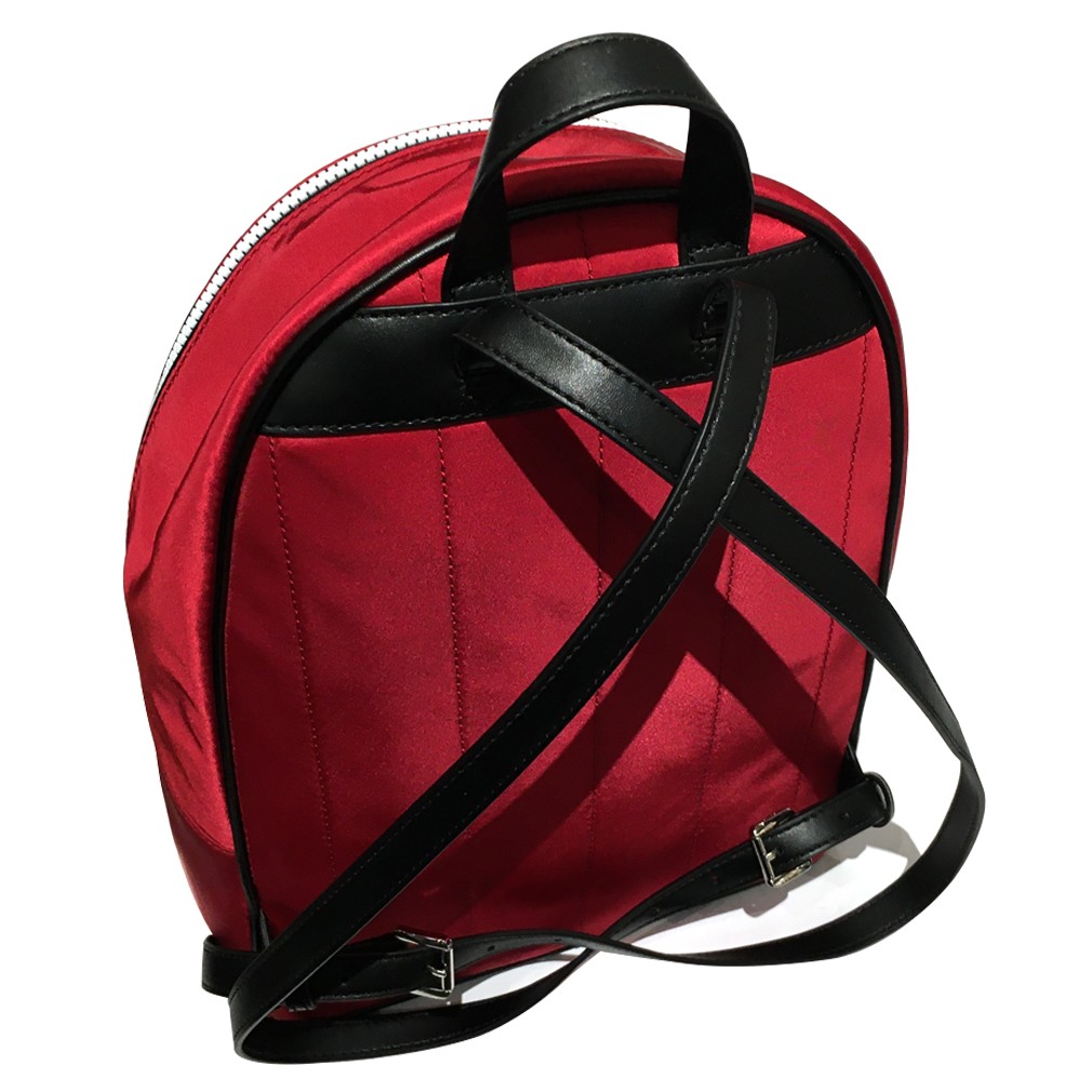 Michael Kors Kenly Large Backpack Logo Scarlet Red NWT